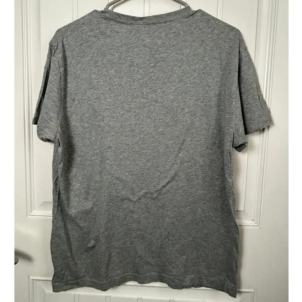 J.Crew Broken In Grey Heather Slub Cotton Men's Crewneck T-Shirt Size S Relaxed